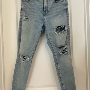 American Eagle Outfitters High Rise Light Blue Jeans